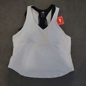 The North Face Rio Glacier Gray Flash Dry Motivation 2-in-1 Tank Top Siz…